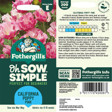 California Poppy Pink Seed