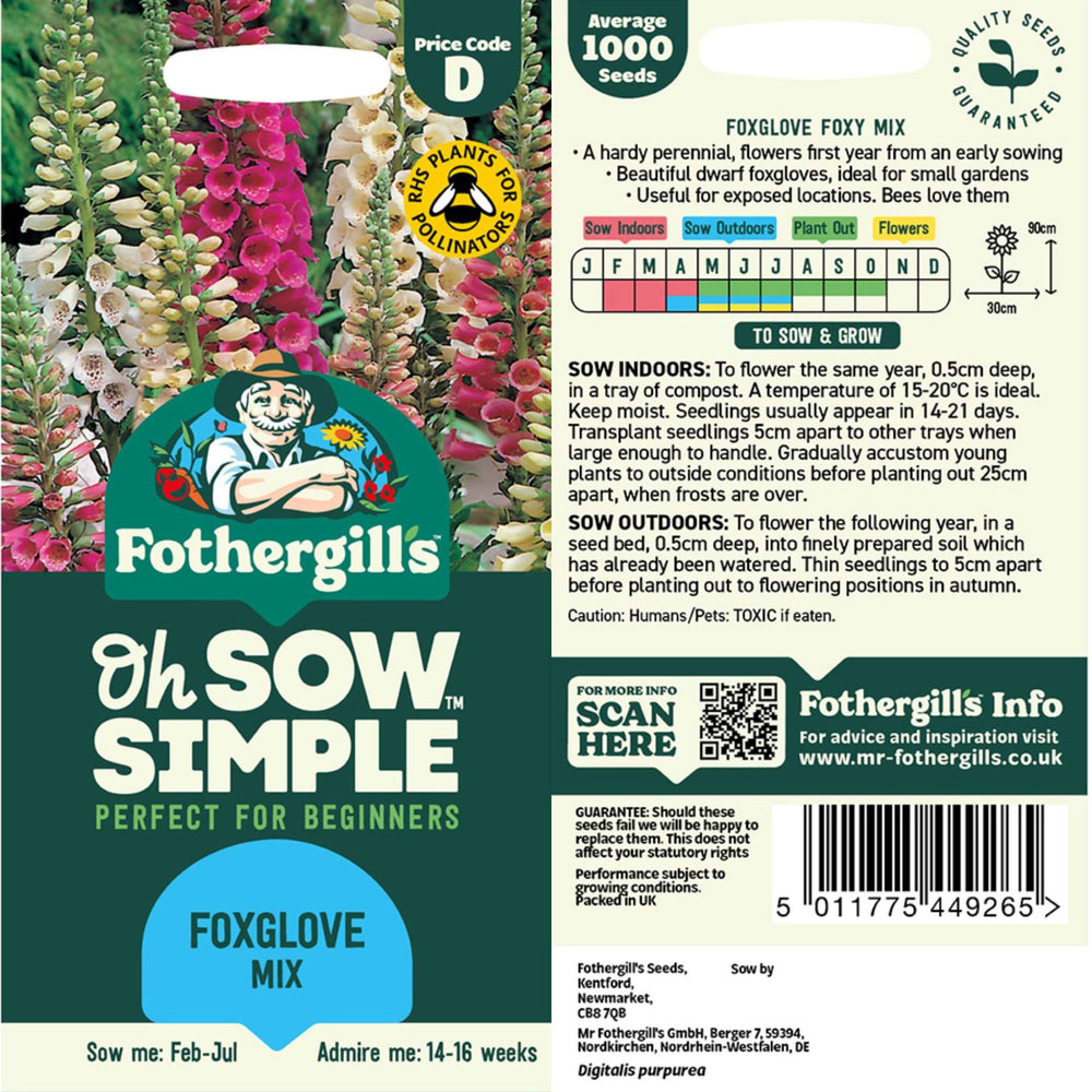 Foxglove Mix Seed